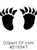 Animal Tracks Clipart #218347 by Pams Clipart