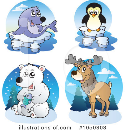 Arctic Animals Clipart #1050808 by visekart