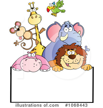 Royalty-Free (RF) Animals Clipart Illustration by Hit Toon - Stock Sample #1068443