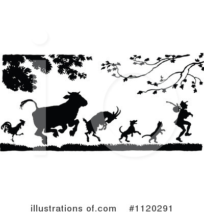 Royalty-Free (RF) Animals Clipart Illustration by Prawny Vintage - Stock Sample #1120291