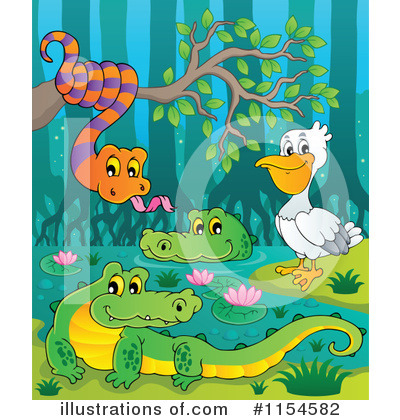 Royalty-Free (RF) Animals Clipart Illustration by visekart - Stock Sample #1154582