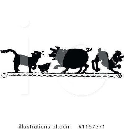 Cats Clipart #1157371 by Prawny Vintage