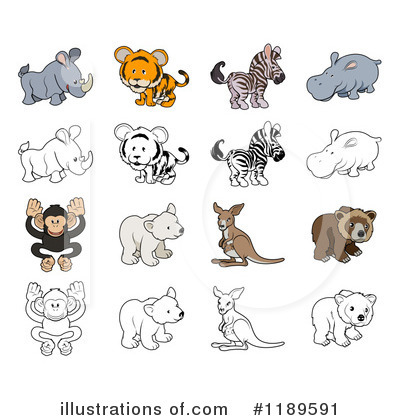 Royalty-Free (RF) Animals Clipart Illustration by AtStockIllustration - Stock Sample #1189591