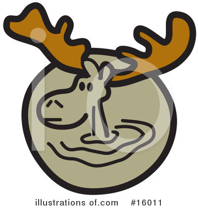 Moose Clipart #16011 by Andy Nortnik