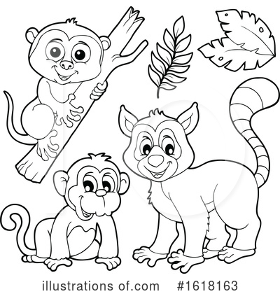 Royalty-Free (RF) Animals Clipart Illustration by visekart - Stock Sample #1618163