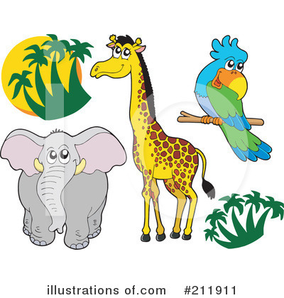 Zoo Animals Clipart #211911 by visekart