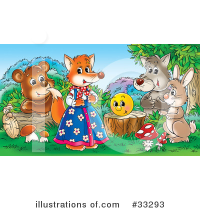 Royalty-Free (RF) Animals Clipart Illustration by Alex Bannykh - Stock Sample #33293