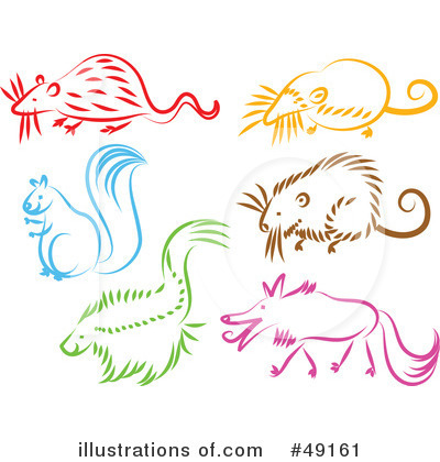 Royalty-Free (RF) Animals Clipart Illustration by Prawny - Stock Sample #49161