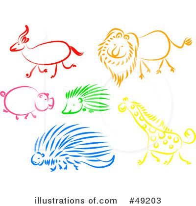 Royalty-Free (RF) Animals Clipart Illustration by Prawny - Stock Sample #49203