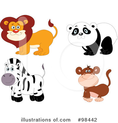 Royalty-Free (RF) Animals Clipart Illustration by yayayoyo - Stock Sample #98442