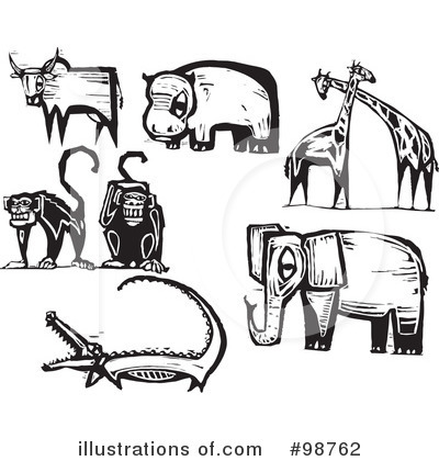 Royalty-Free (RF) Animals Clipart Illustration by xunantunich - Stock Sample #98762