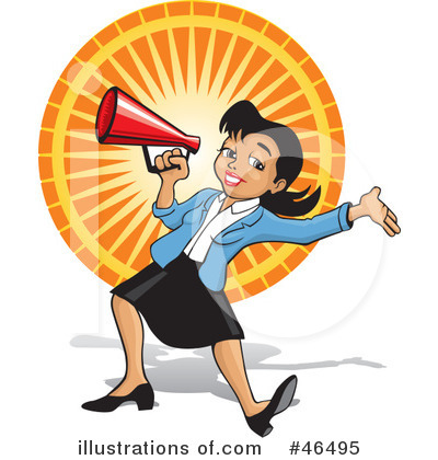Royalty-Free (RF) Announcement Clipart Illustration by David Rey - Stock Sample #46495