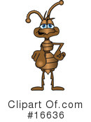 Ant Character Clipart #16636 by Mascot Junction