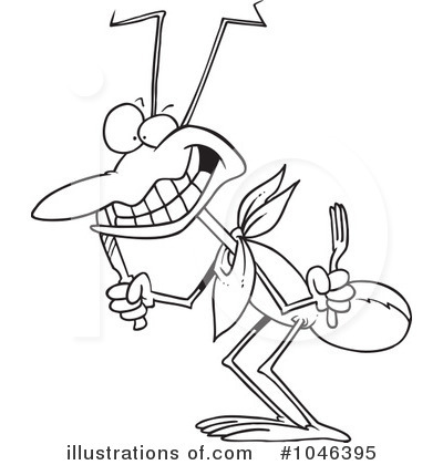 Royalty-Free (RF) Ant Clipart Illustration by toonaday - Stock Sample #1046395