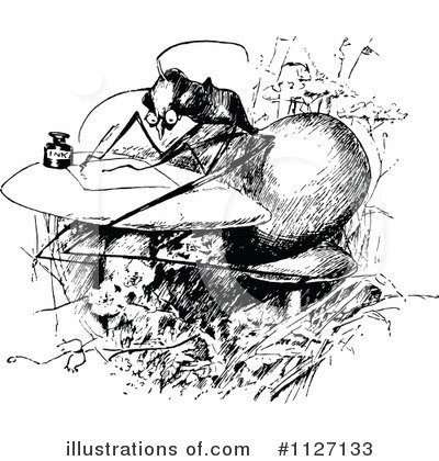 Royalty-Free (RF) Ant Clipart Illustration by Prawny Vintage - Stock Sample #1127133