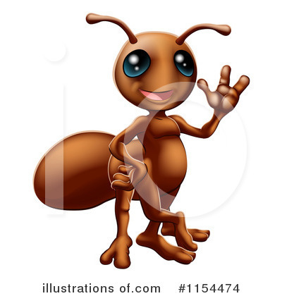Royalty-Free (RF) Ant Clipart Illustration by AtStockIllustration - Stock Sample #1154474