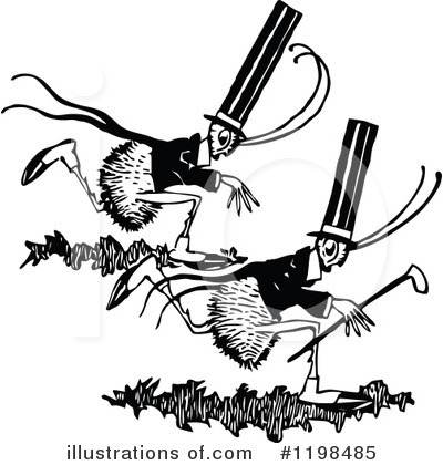 Royalty-Free (RF) Ant Clipart Illustration by Prawny Vintage - Stock Sample #1198485
