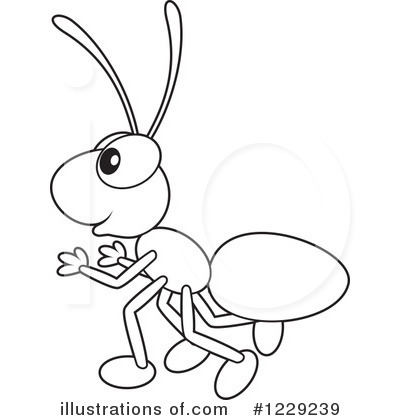 Royalty-Free (RF) Ant Clipart Illustration by Alex Bannykh - Stock Sample #1229239