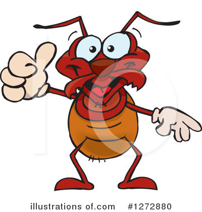 Royalty-Free (RF) Ant Clipart Illustration by Dennis Holmes Designs - Stock Sample #1272880