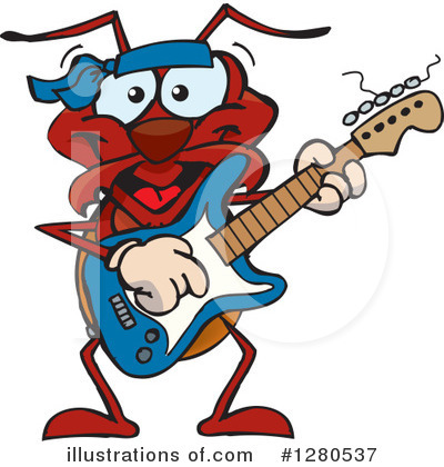 Royalty-Free (RF) Ant Clipart Illustration by Dennis Holmes Designs - Stock Sample #1280537