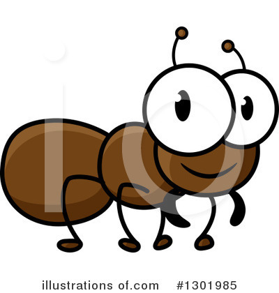 Royalty-Free (RF) Ant Clipart Illustration by Vector Tradition SM - Stock Sample #1301985