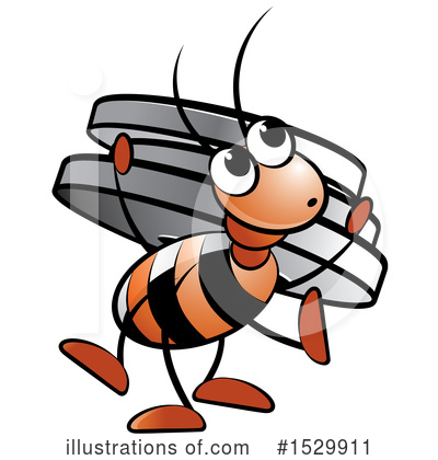 Royalty-Free (RF) Ant Clipart Illustration by Lal Perera - Stock Sample #1529911