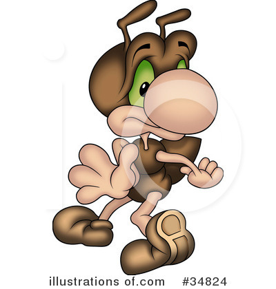 Royalty-Free (RF) Ant Clipart Illustration by dero - Stock Sample #34824