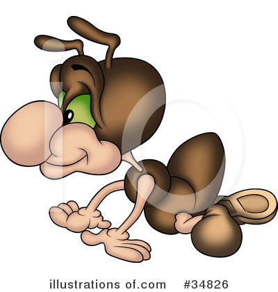Royalty-Free (RF) Ant Clipart Illustration by dero - Stock Sample #34826