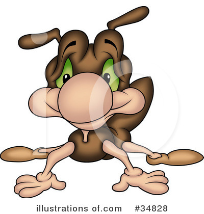 Royalty-Free (RF) Ant Clipart Illustration by dero - Stock Sample #34828
