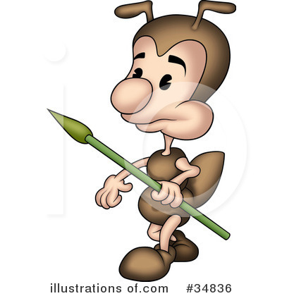 Royalty-Free (RF) Ant Clipart Illustration by dero - Stock Sample #34836