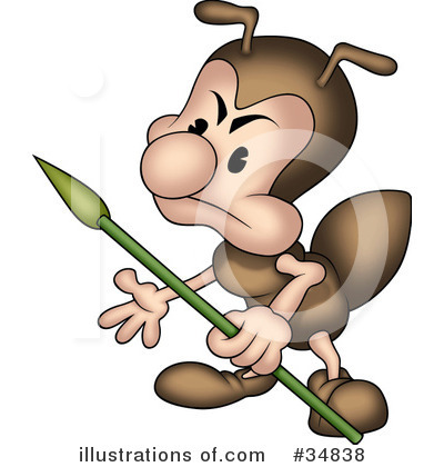 Ant Character Clipart #34838 by dero