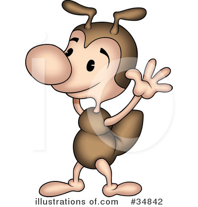 Royalty-Free (RF) Ant Clipart Illustration by dero - Stock Sample #34842