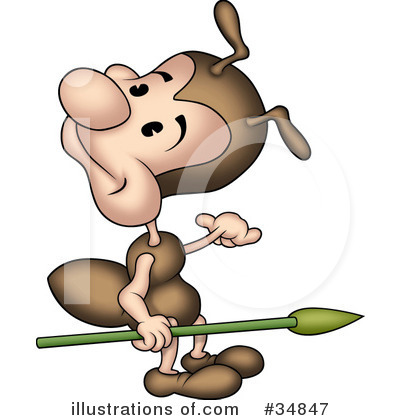 Royalty-Free (RF) Ant Clipart Illustration by dero - Stock Sample #34847