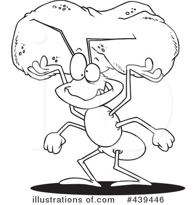 Royalty-Free (RF) Ant Clipart Illustration by toonaday - Stock Sample #439446