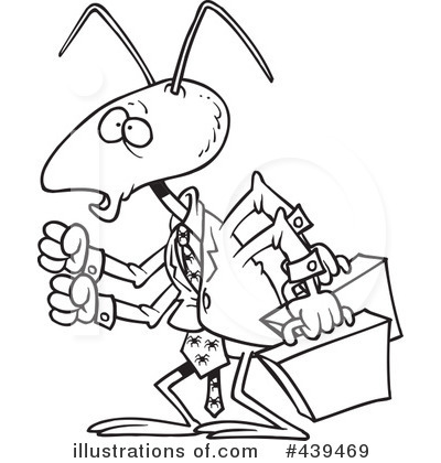 Royalty-Free (RF) Ant Clipart Illustration by toonaday - Stock Sample #439469