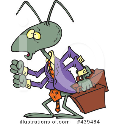 Royalty-Free (RF) Ant Clipart Illustration by toonaday - Stock Sample #439484