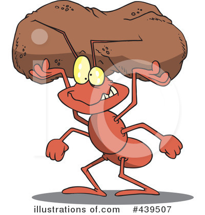 Royalty-Free (RF) Ant Clipart Illustration by toonaday - Stock Sample #439507
