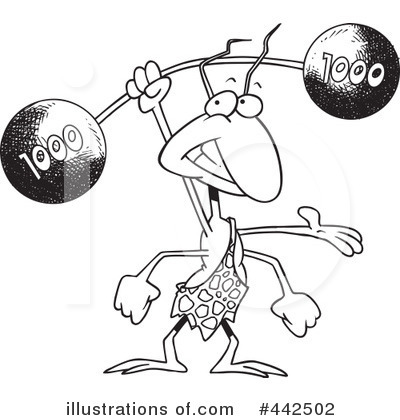 Royalty-Free (RF) Ant Clipart Illustration by toonaday - Stock Sample #442502