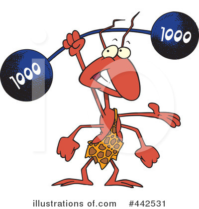 Royalty-Free (RF) Ant Clipart Illustration by toonaday - Stock Sample #442531