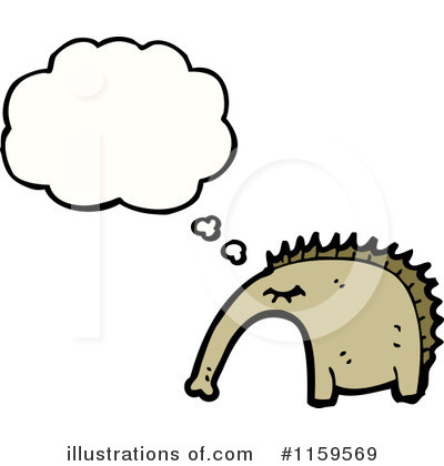 Royalty-Free (RF) Anteater Clipart Illustration by lineartestpilot - Stock Sample #1159569