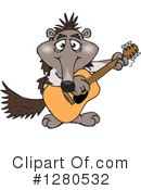 Anteater Clipart #1280532 by Dennis Holmes Designs