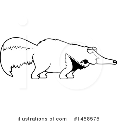 Anteater Clipart #1458575 by Cory Thoman