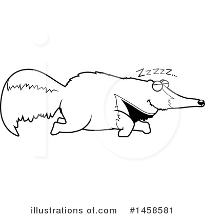 Anteater Clipart #1458581 by Cory Thoman