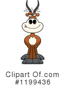 Antelope Clipart #1199436 by Cory Thoman