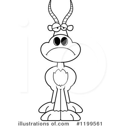 Royalty-Free (RF) Antelope Clipart Illustration by Cory Thoman - Stock Sample #1199561