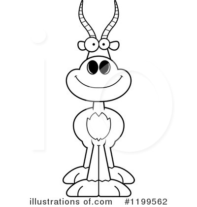 Royalty-Free (RF) Antelope Clipart Illustration by Cory Thoman - Stock Sample #1199562