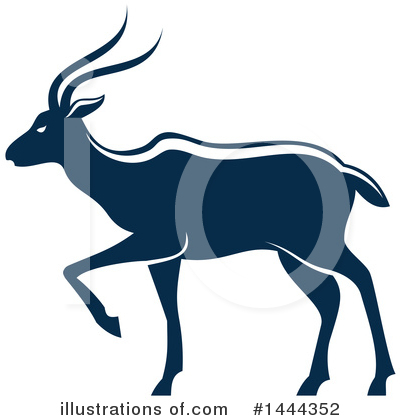 Gazelle Clipart #1444352 by Vector Tradition SM