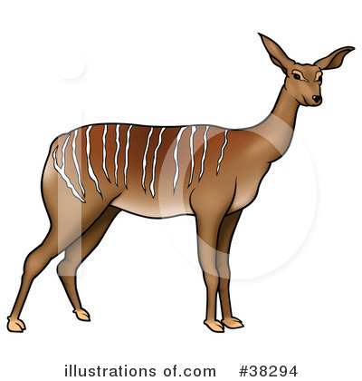 Royalty-Free (RF) Antelope Clipart Illustration by dero - Stock Sample #38294