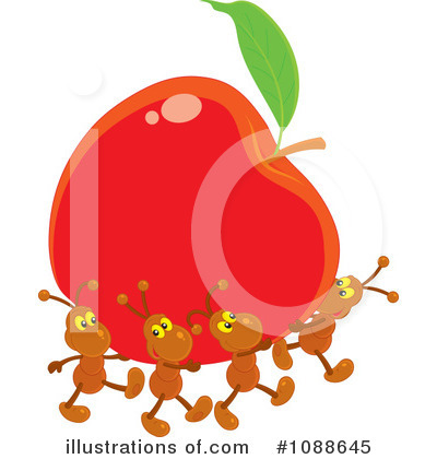 Royalty-Free (RF) Ants Clipart Illustration by Alex Bannykh - Stock Sample #1088645