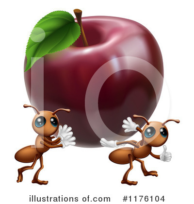 Royalty-Free (RF) Ants Clipart Illustration by AtStockIllustration - Stock Sample #1176104